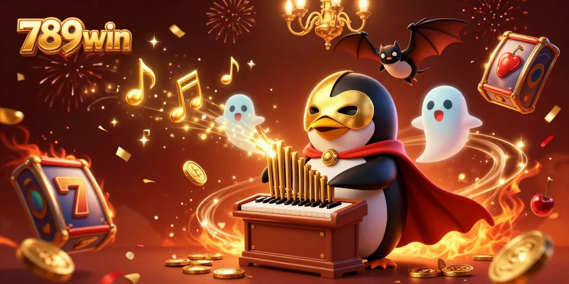 Spin your way to fortune with 789win in this vibrant 3D casino scene filled with joy and action!