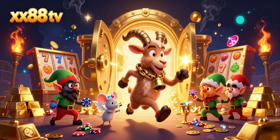Experience thrilling games at xx88 tv with vibrant 3D characters and lavish casino treasures.
