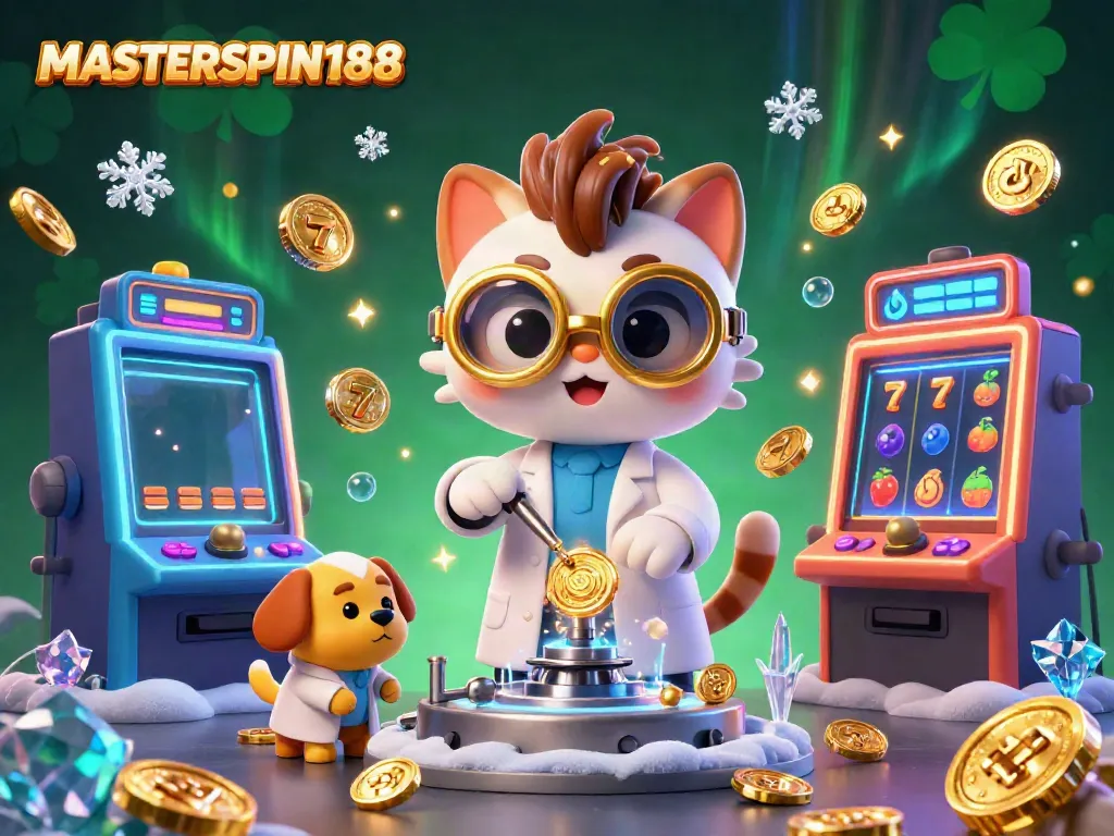 Spin to win at MASTERSPIN188 with exciting 3D casino action and vibrant slot machines.