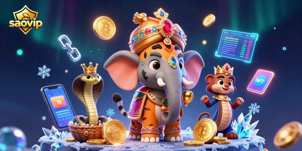 Play thrilling games at saovip with a vibrant 3D scene capturing excitement and luxury in online gambling.