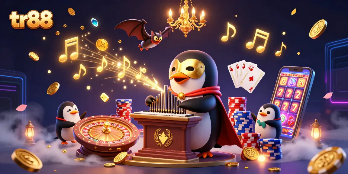 Experience gaming thrills with tr88, featuring dynamic casino elements and vibrant characters.