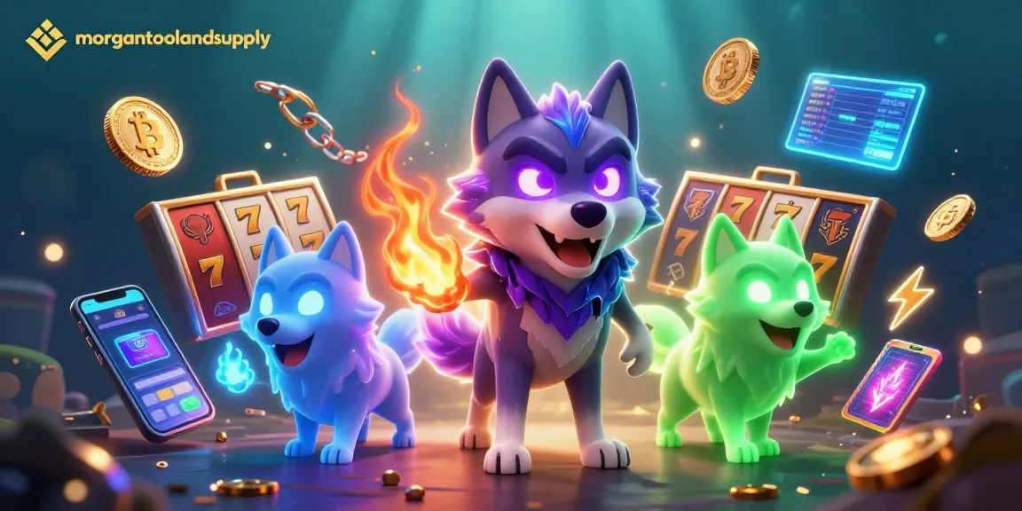Experience thrilling slots at morgantoolandsupply with captivating visual elements and ghostly wolves.