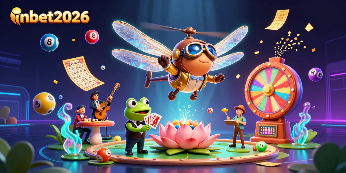 Experience nbet2026 in a vibrant casino setting with a frog croupier, pilot, and dynamic game elements.