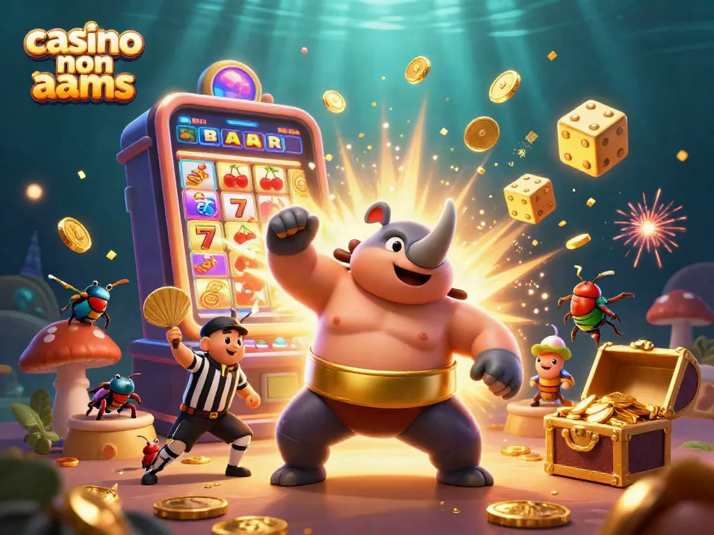 Giocando nei migliori casino non aams con un campione formicaio e macchine fortunose che esplodono in monete d'oro.