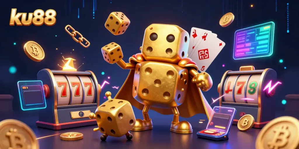Join the fun at ku88 with exciting slots, golden dice, and vibrant casino action.