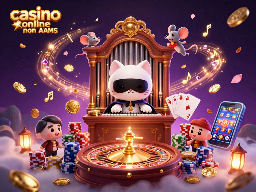 Giocando con il casinò online non AAMS, vivi un'esperienza unica d'intrattenimento con colori vivaci e dettagli accattivanti.