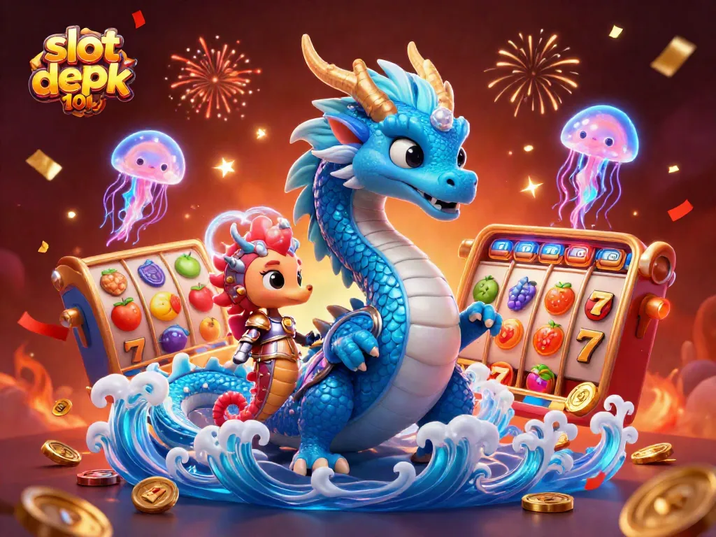 Experience thrilling play with slot depo 10k featuring vibrant characters and dynamic casino elements.