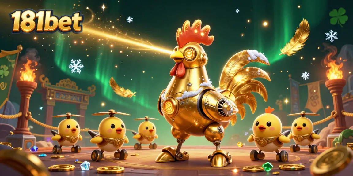 Engage in gaming at 181bet with vibrant 3D characters, animated coins, and dynamic betting elements.