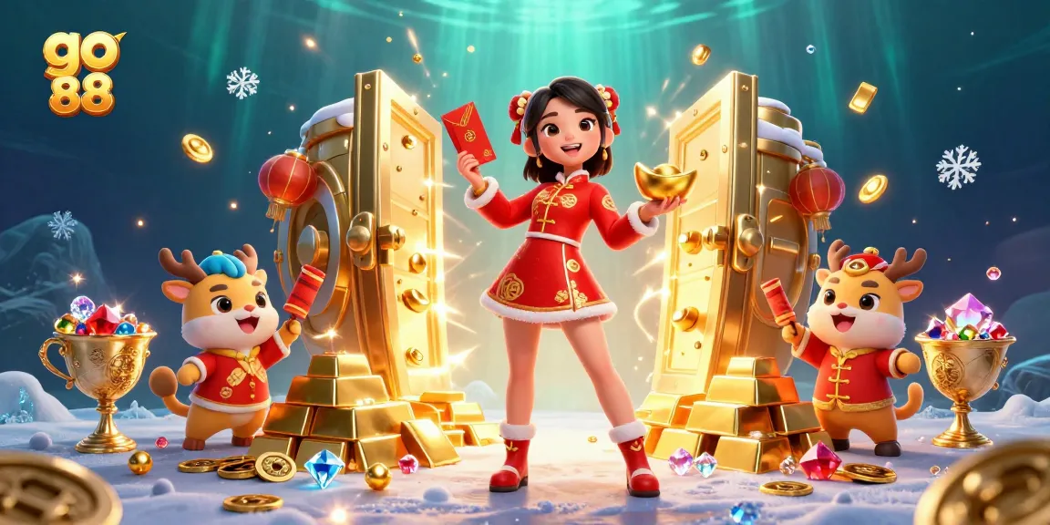 Experience thrilling wins with go 88 in this vibrant illustration of casino excitement.