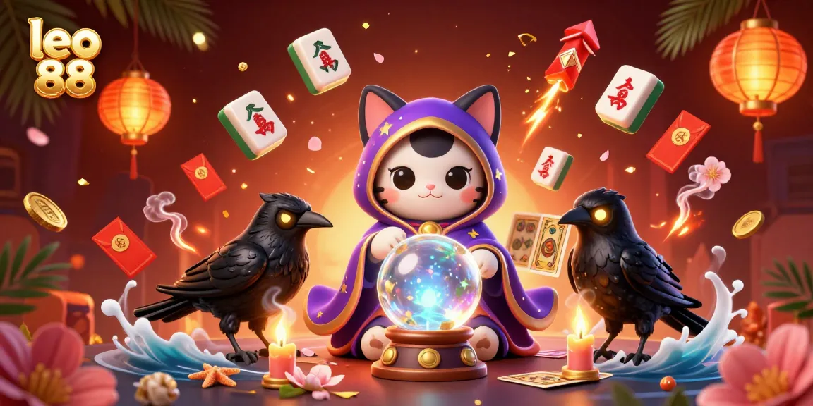 Experience the thrill of leo 88 with vibrant casino elements and a mystical atmosphere.