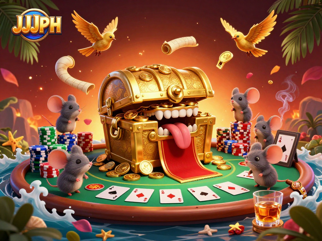 Experience the thrill of JJJPH gambling with dynamic poker elements and engaging characters.