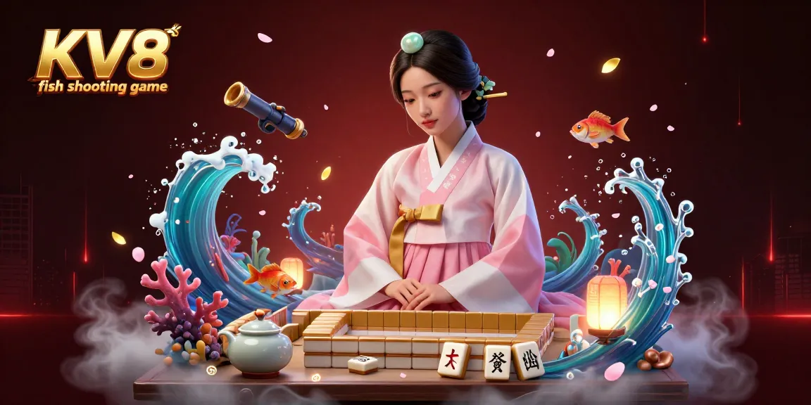 Experience the excitement of the KV8 fish shooting game with vibrant underwater elements and a serene atmosphere.