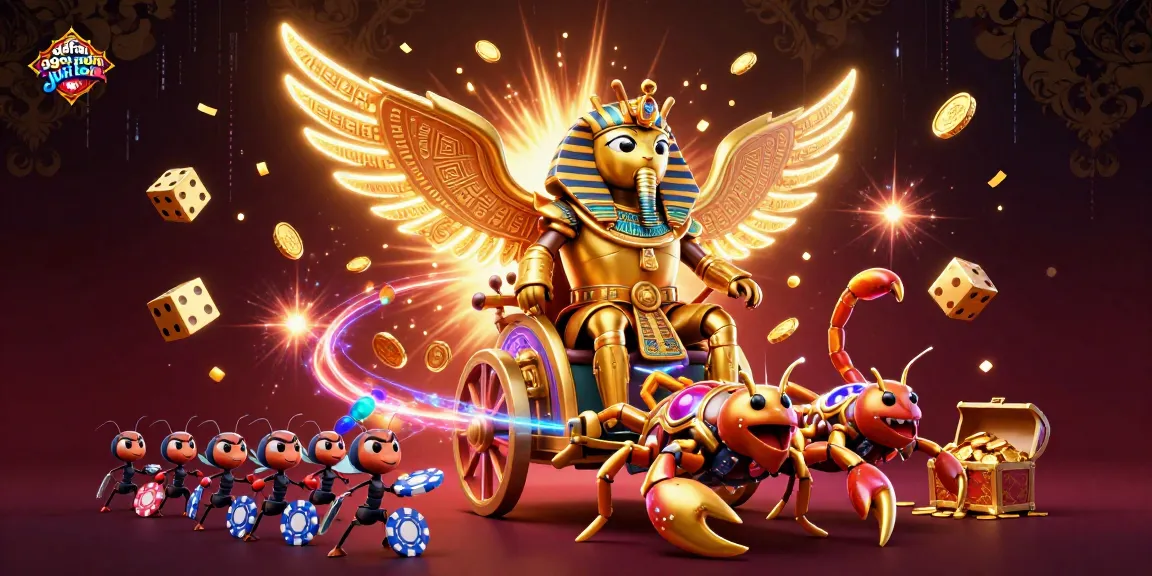 Experience daftar agen judi bola with vibrant, action-packed casino elements and a jackpot explosion.