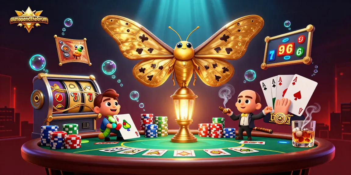 Experience the thrill of osmapandtheforum with dazzling slot reels and casino scenes.