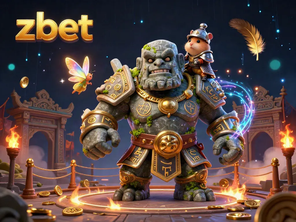 Engage with zbet's adventurous gambling scene featuring unique characters and immersive casino elements.