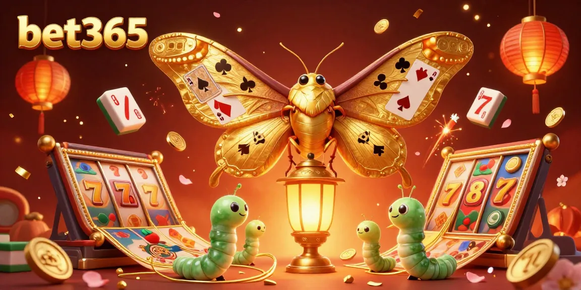 Bet365 offers an immersive experience with vibrant casino scenes in this detailed illustration.