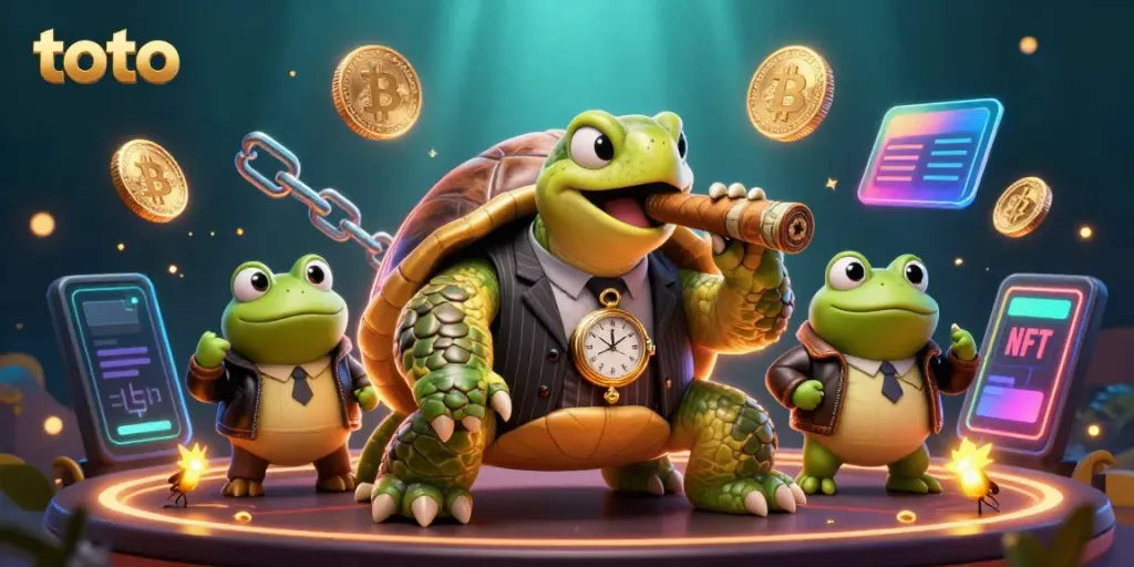 Experience the thrilling world of toto with the mobster turtle and bullfrog enforcers lighting up the casino floor!