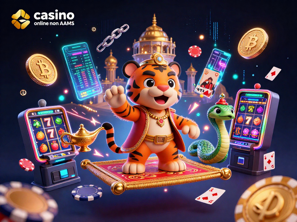 Attiva il divertimento al casino online non AAMS con il sultano e simboli vivaci di gioco.
