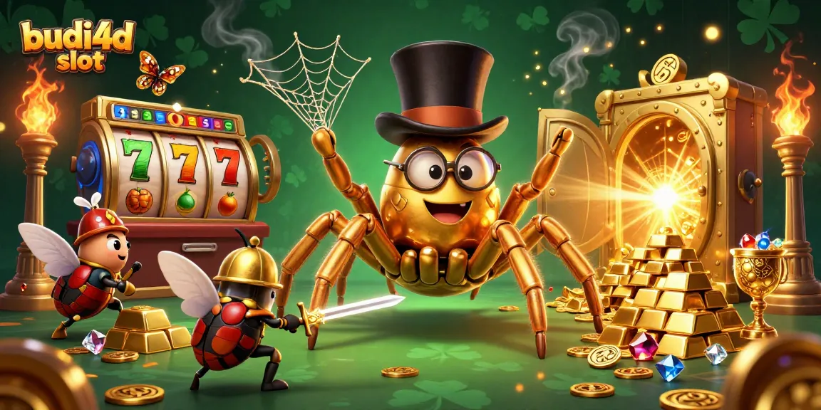 Engage in the thrilling budi4d slot experience with vibrant characters and dynamic casino elements.