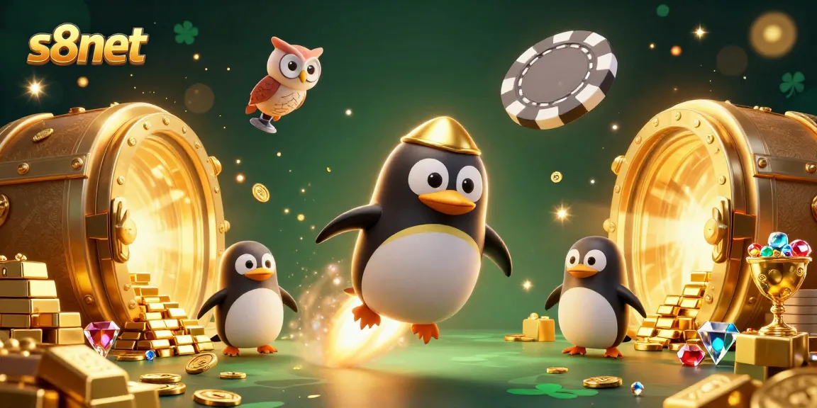 Win big with s8net while enjoying thrilling 3D casino adventures with golden treasures.