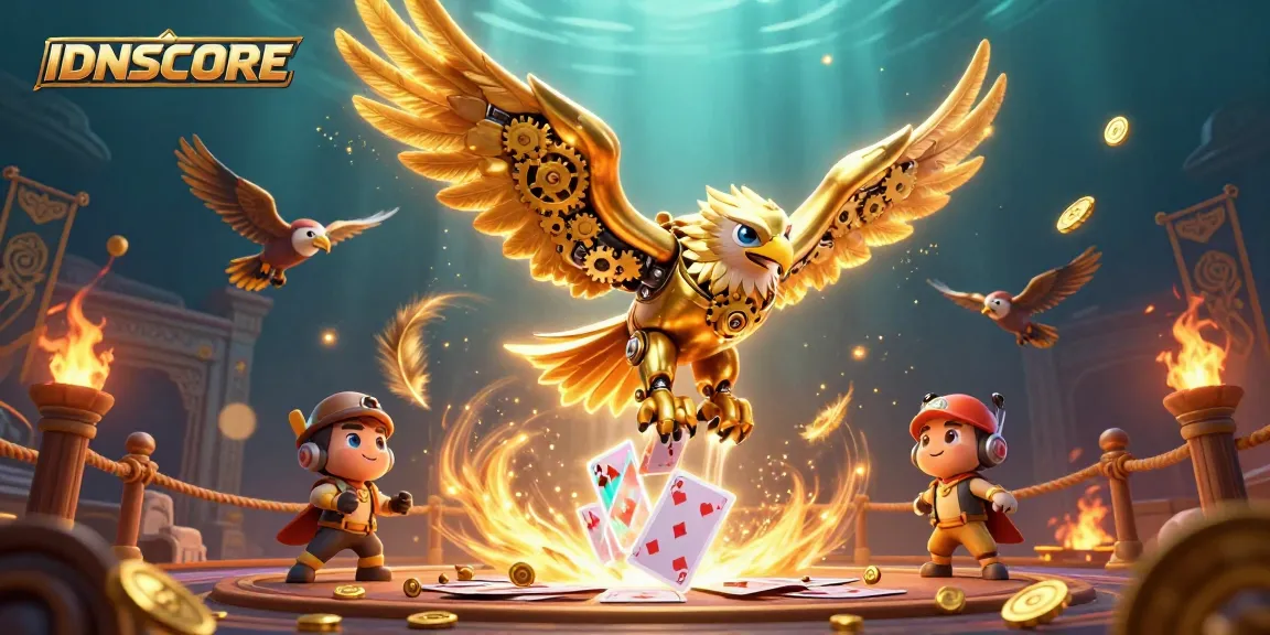 IDNSCORE offers an exciting gameplay experience featuring dynamic animations and gold-rich visuals.