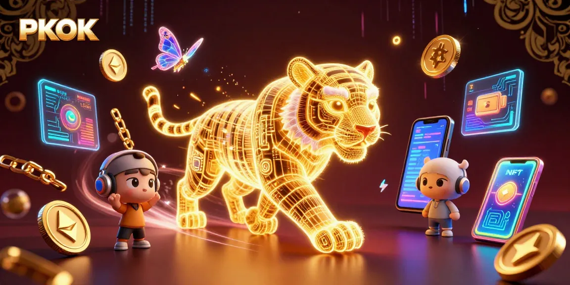 Experience thrilling gameplay at PKOK with neon-infused casino action and vibrant digital elements.