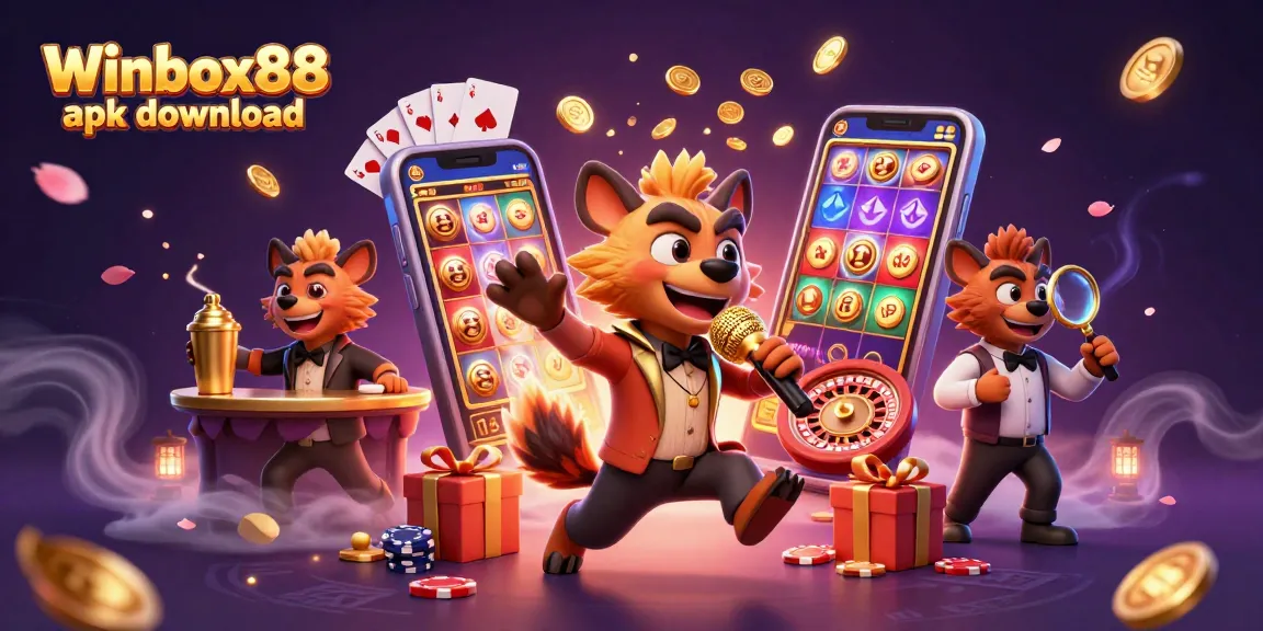 Download the vibrant Winbox88 apk for seamless access to mobile casino gaming