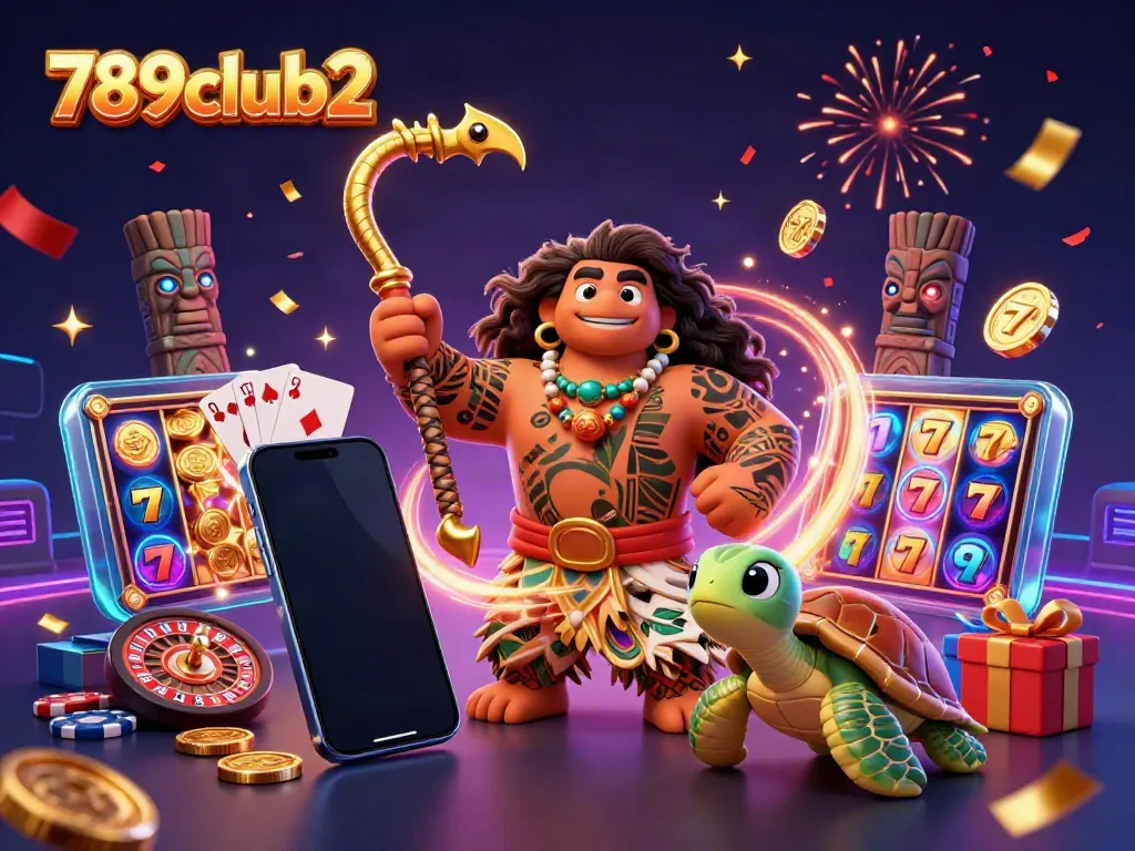 Experience thrilling gaming with 789club2's dynamic casino scene featuring classic favorite symbols.