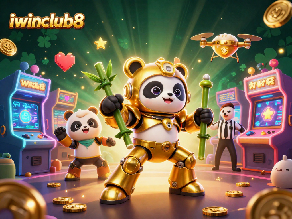 Experience the excitement of gaming at iwinclub8 with a vibrant casino atmosphere and engaging arcade elements.