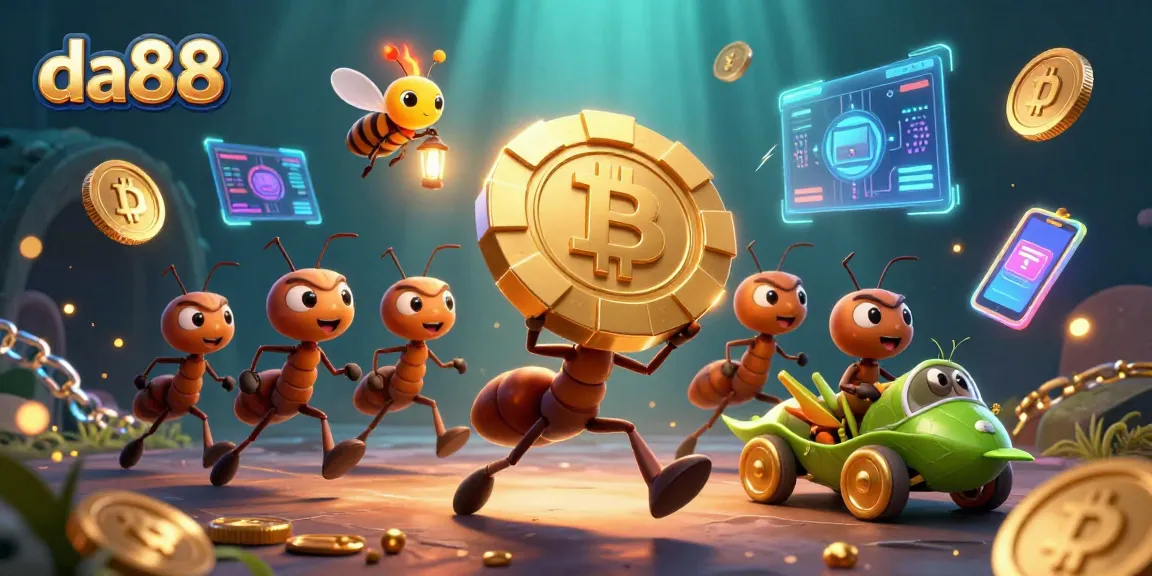 Engage with da88’s dynamic casino action featuring ants in a thrilling heist.