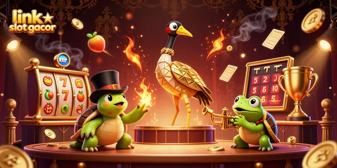 Engage with the excitement of winning at link slot gacor while exploring vibrant casino scenes.