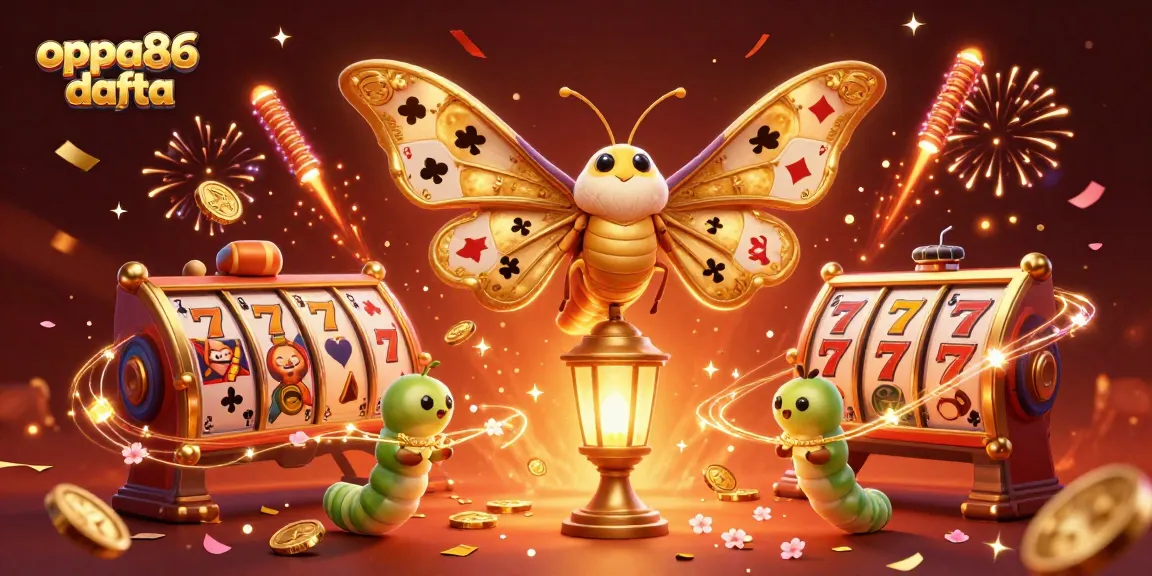 Experience the thrill with oppa86 dafta as vibrant gaming elements fill the casino scene.