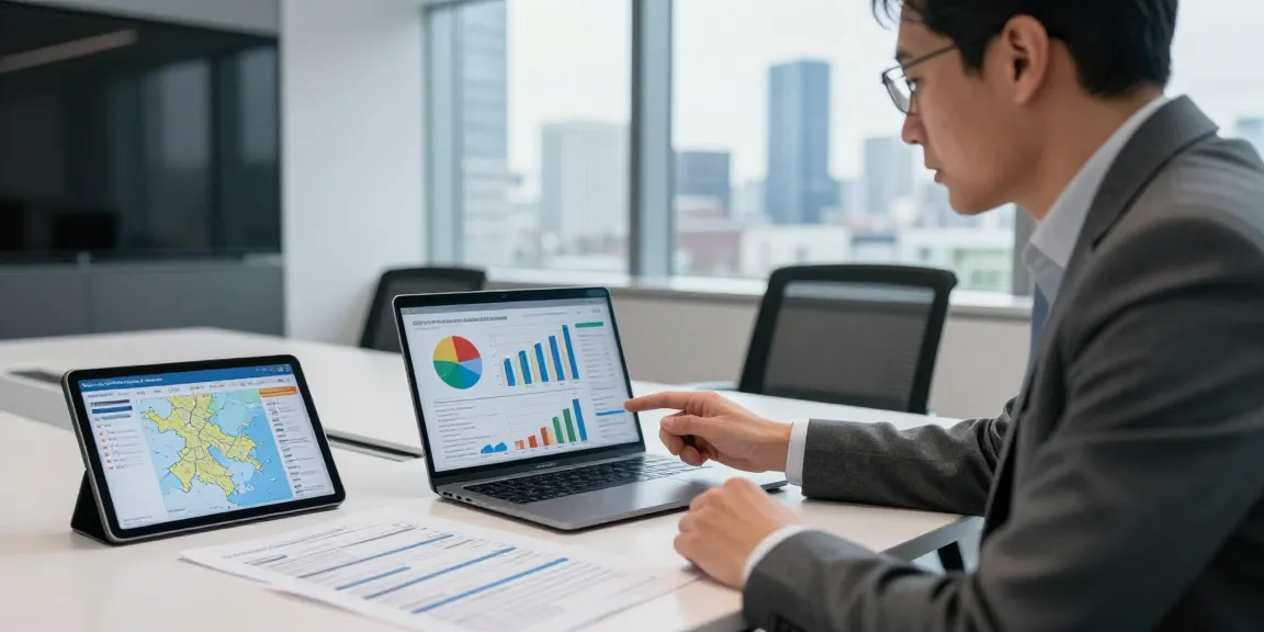 energy consultant analyzing uk electricity price per kwh 2026 trends in modern office