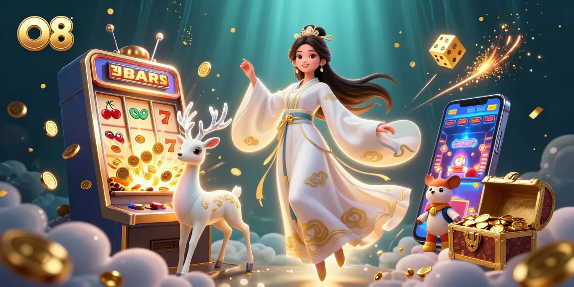 Engage in thrilling gaming experiences at O8 with vibrant visuals and colossal jackpots.