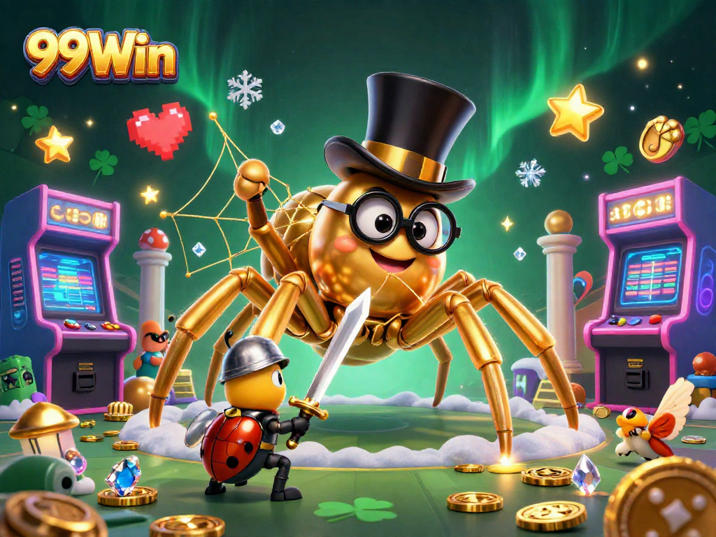 Engage with 99Win's vibrant gaming scene filled with excitement, characters, and rich visuals.