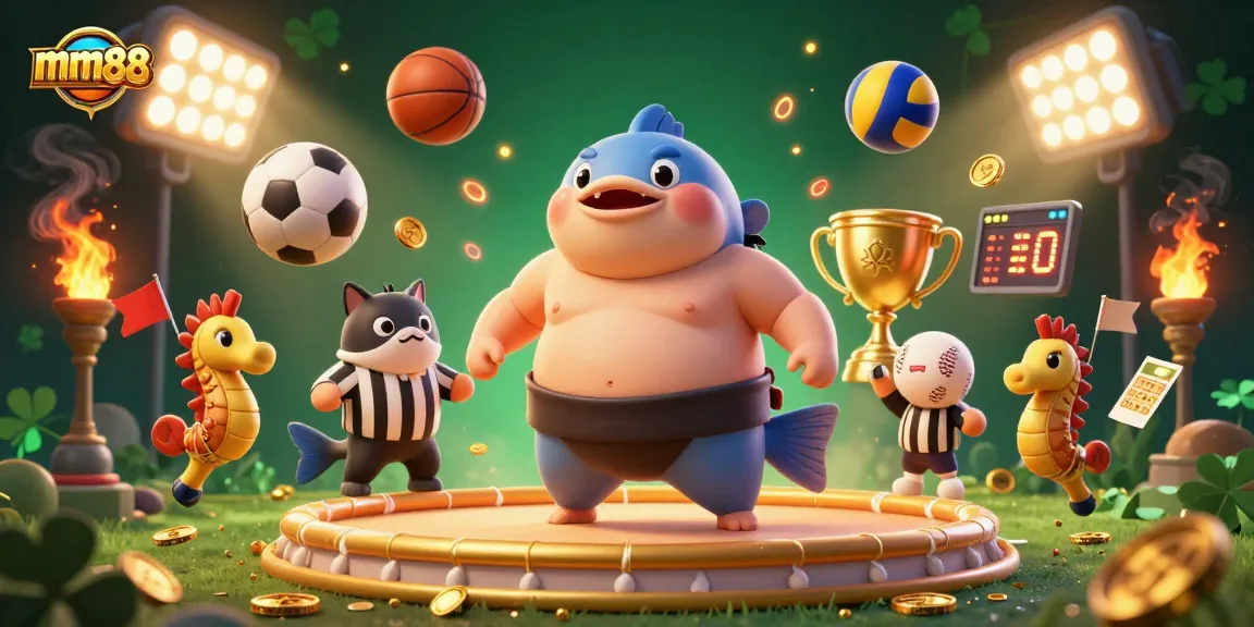 Experience the thrilling mm88 casino with 3D characters and dynamic sports elements.