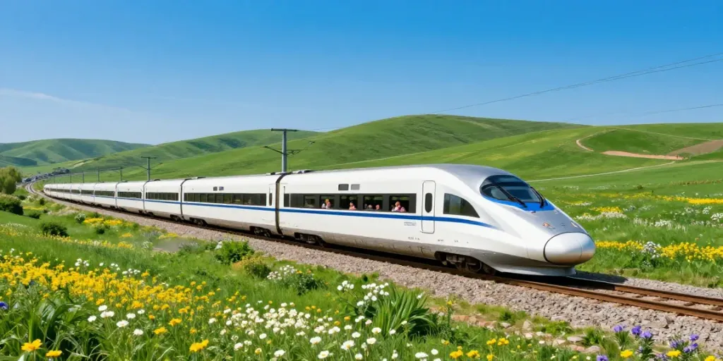 High speed train tickets enable adventures through beautiful landscapes, ideal for family vacations and travel planning.