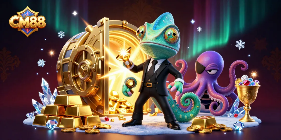 Experience top gaming excitement with CM88, featuring thrilling characters and dazzling casino treasures.