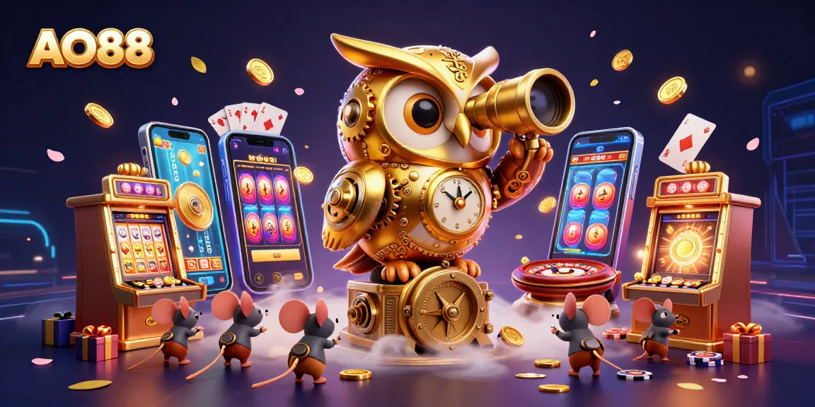 Win big at AO88 with this exciting casino scene filled with unforgettable gaming adventures.
