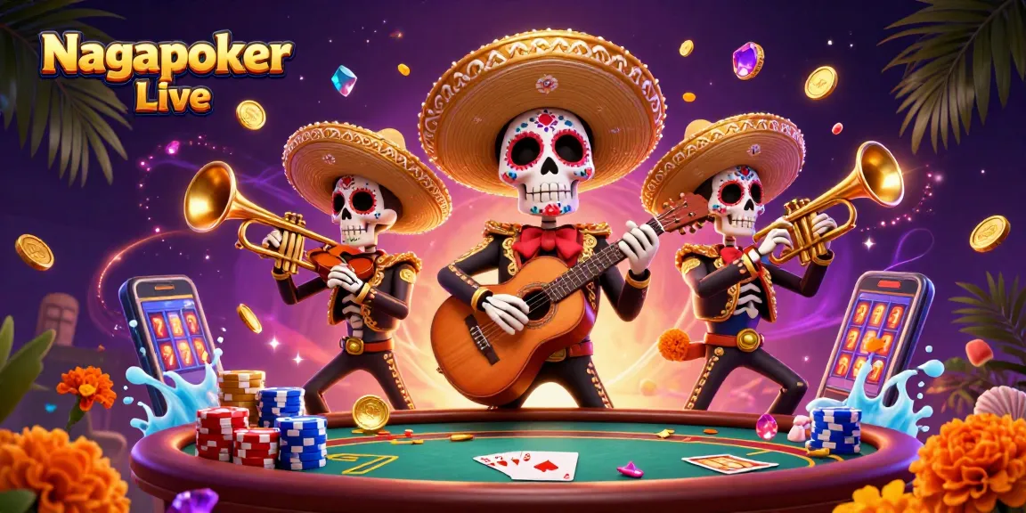 Nagapoker Live highlights skilled players enjoying dynamic online poker with vibrant visuals