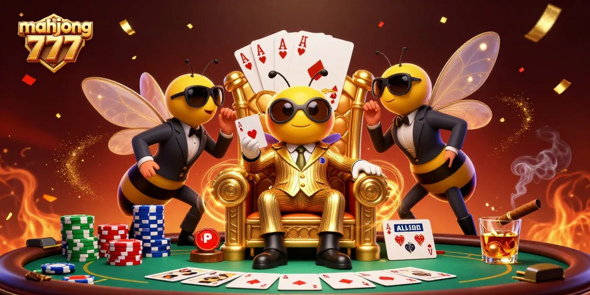 Experience mahjong 777 excitement with dynamic poker action in a vibrant casino setting.