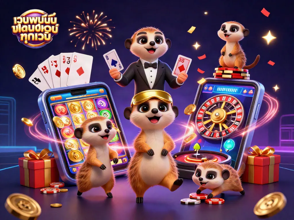 เกมพนันออนไลน์ ทุกเว็บ เต็มไปด้วยการ์ตูนลิงมีกระดานคาสิโนที่น่าตื่นเต้น
