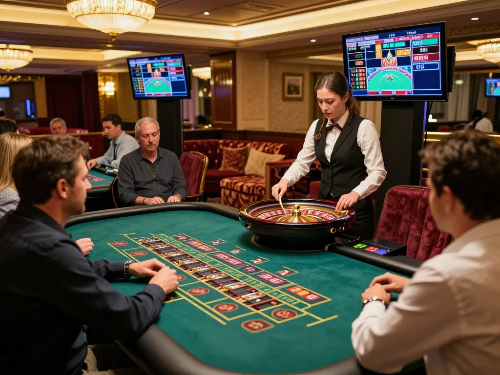Experience the thrill of rr88 live casino gaming with players betting on roulette.