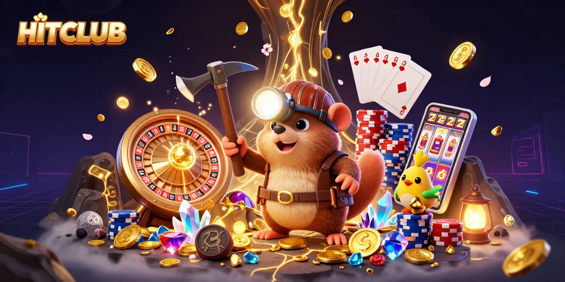 Experience HITCLUB's thrilling casino adventure with dynamic characters, games, and rich visuals.