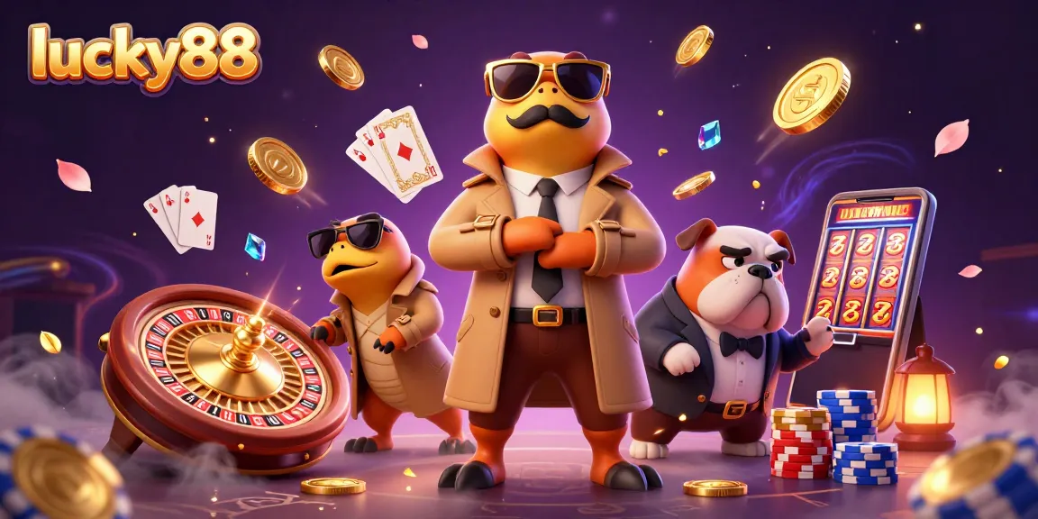 Experience thrills at lucky88 with raptors in disguise entering a VIP casino lounge.