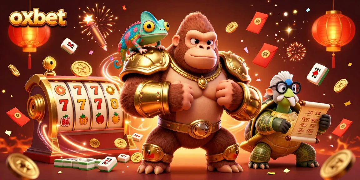 Experience thrilling moments with the oxbet gorilla king and colorful casino elements.