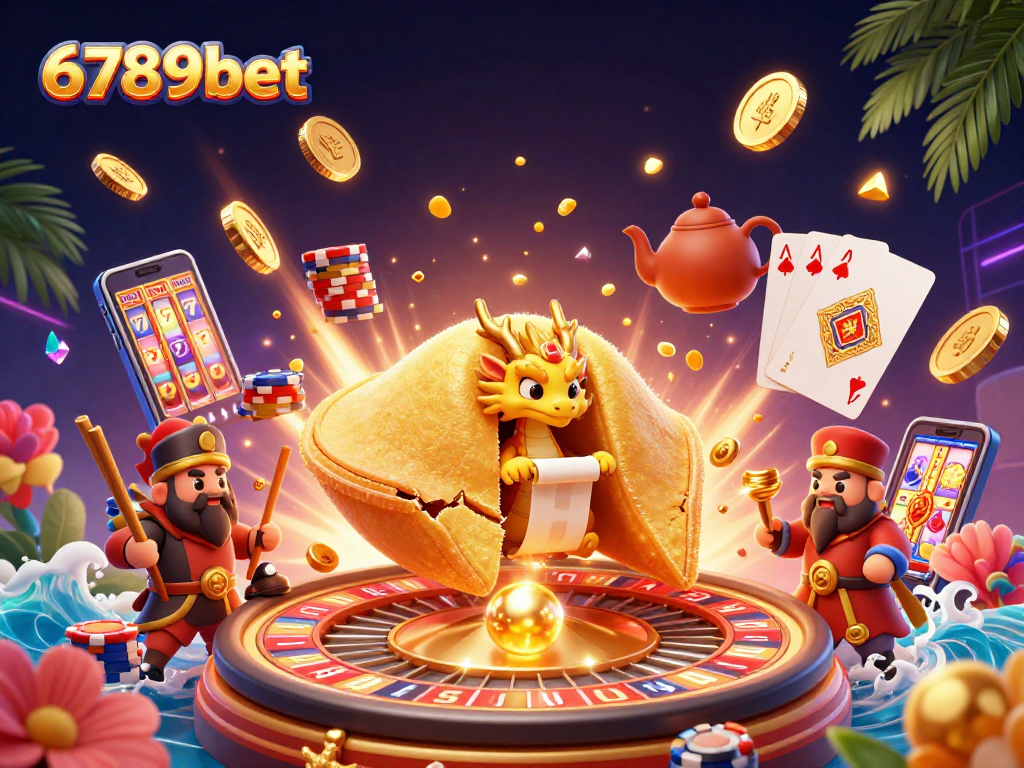 Experience thrilling gaming at 6789bet with dynamic casino action, showcasing vibrant 3D elements.