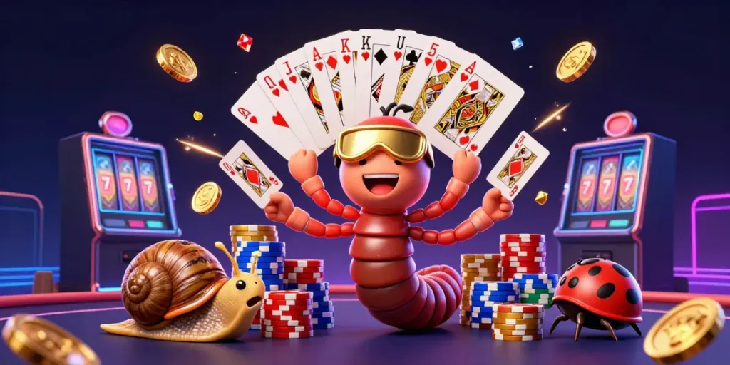 Experience thrilling gameplay at IDCOIN188 with vibrant casino characters and exciting game elements.